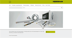 Desktop Screenshot of heidenhain.no