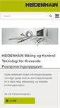 Mobile Screenshot of heidenhain.no