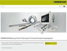 Tablet Screenshot of heidenhain.no