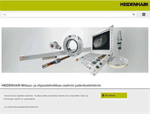 Tablet Screenshot of heidenhain.fi