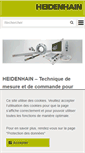 Mobile Screenshot of heidenhain.fr