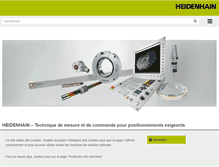 Tablet Screenshot of heidenhain.fr