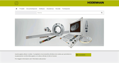 Desktop Screenshot of heidenhain.it