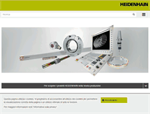 Tablet Screenshot of heidenhain.it