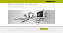 Desktop Screenshot of heidenhain.es
