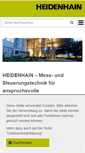 Mobile Screenshot of heidenhain.at