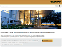 Tablet Screenshot of heidenhain.at