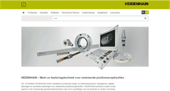 Desktop Screenshot of heidenhain.be